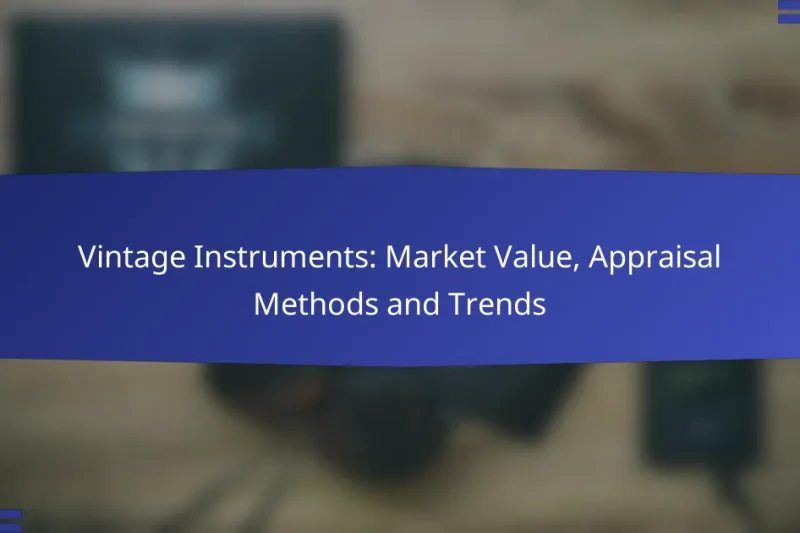 Vintage Instruments: Market Value, Appraisal Methods and Trends